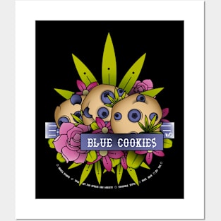 Blue Cookies Posters and Art